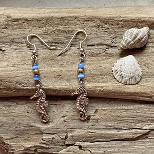 Seahorse earrings